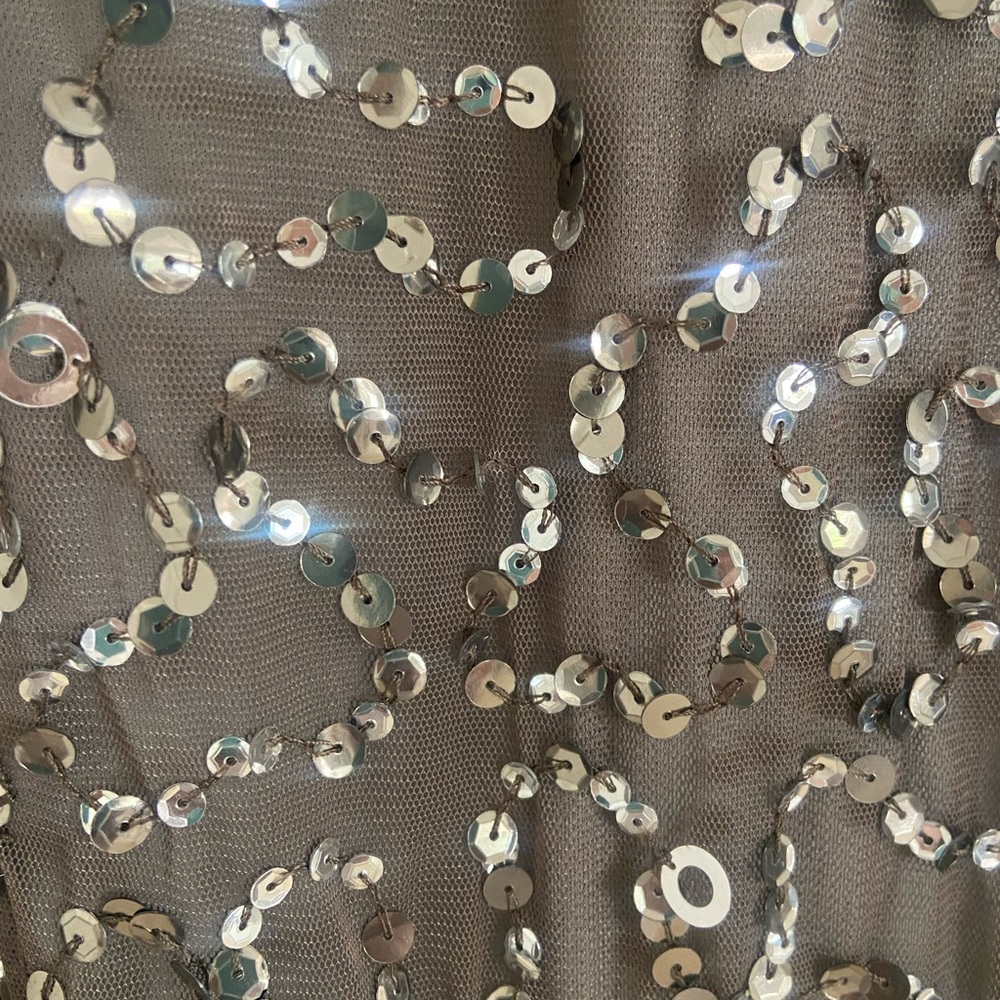 Adrianna Papell Beaded Ankle Length Dress